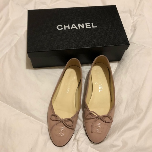 CHANEL Shoes - Chanel Ballerina Toe Cap Flats